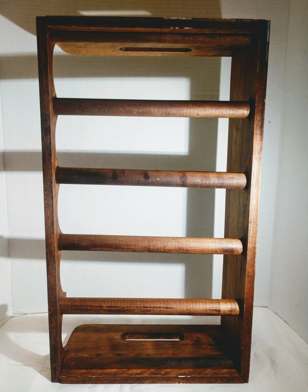Wooden 5 Bottle Stackable Wine Rack