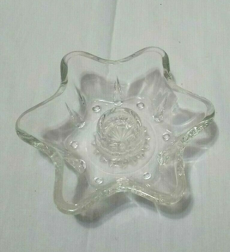 Vintage Anchor Hocking Pressed Glass Early American Dish Set