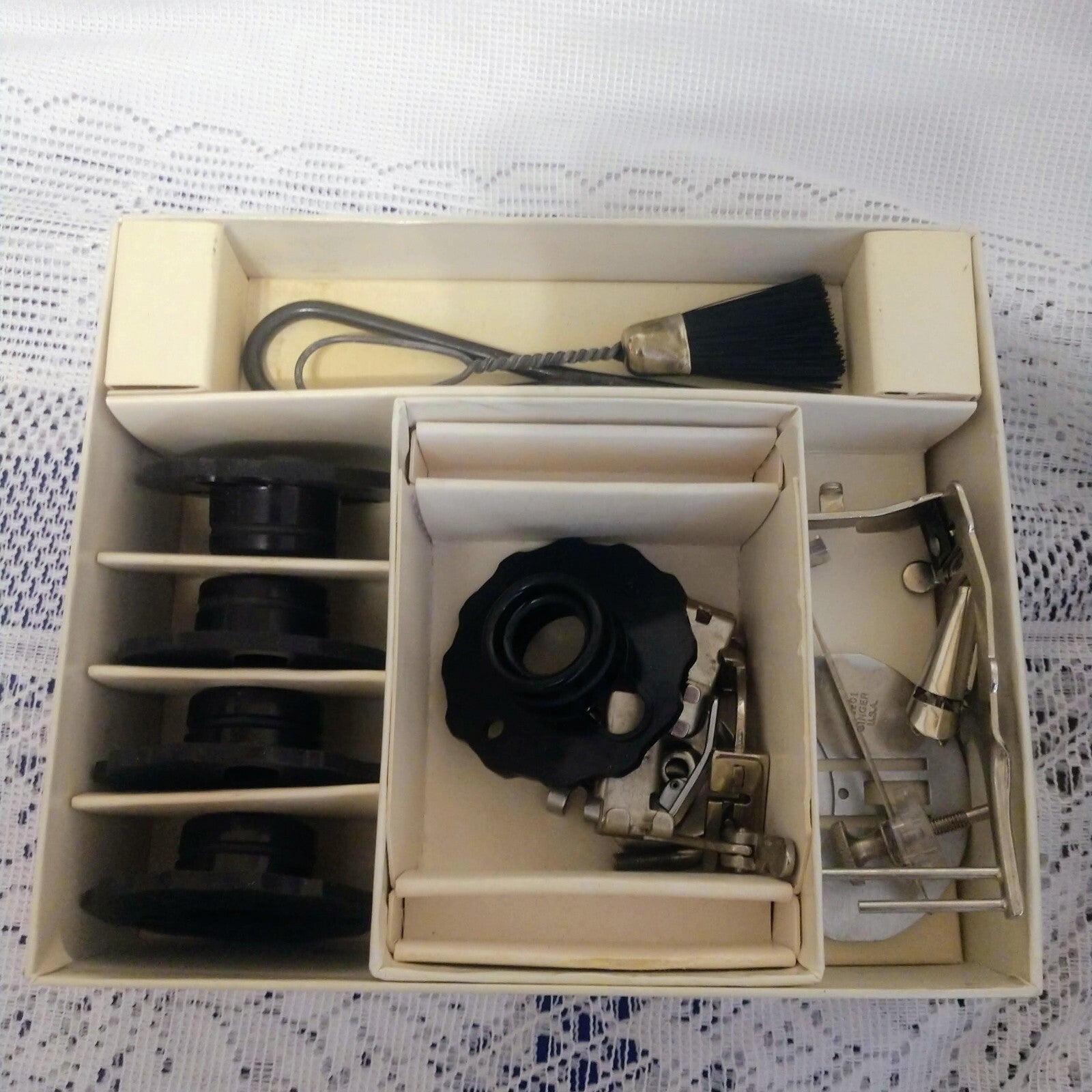 Singer Vintage Sewing Machine Attachments Class 600 Machine