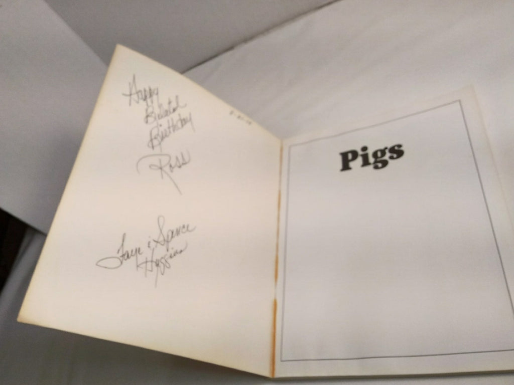 PIGS Book-A Troughful of Treasures by Sarah Bowman & Lucinda Vardey First Editio