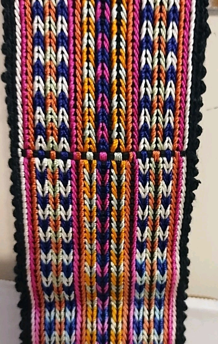 Oaxaca Colorful Hand Loomed Mexican Cotton Sash or Belt