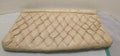Vintage Leather Handbag Purse Cross-Body Taupe