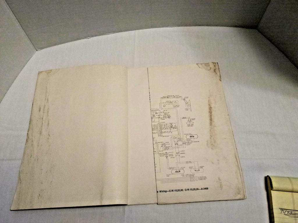 1975 Chevrolet Truck Wiring Diagrams Supplement ST 352-75