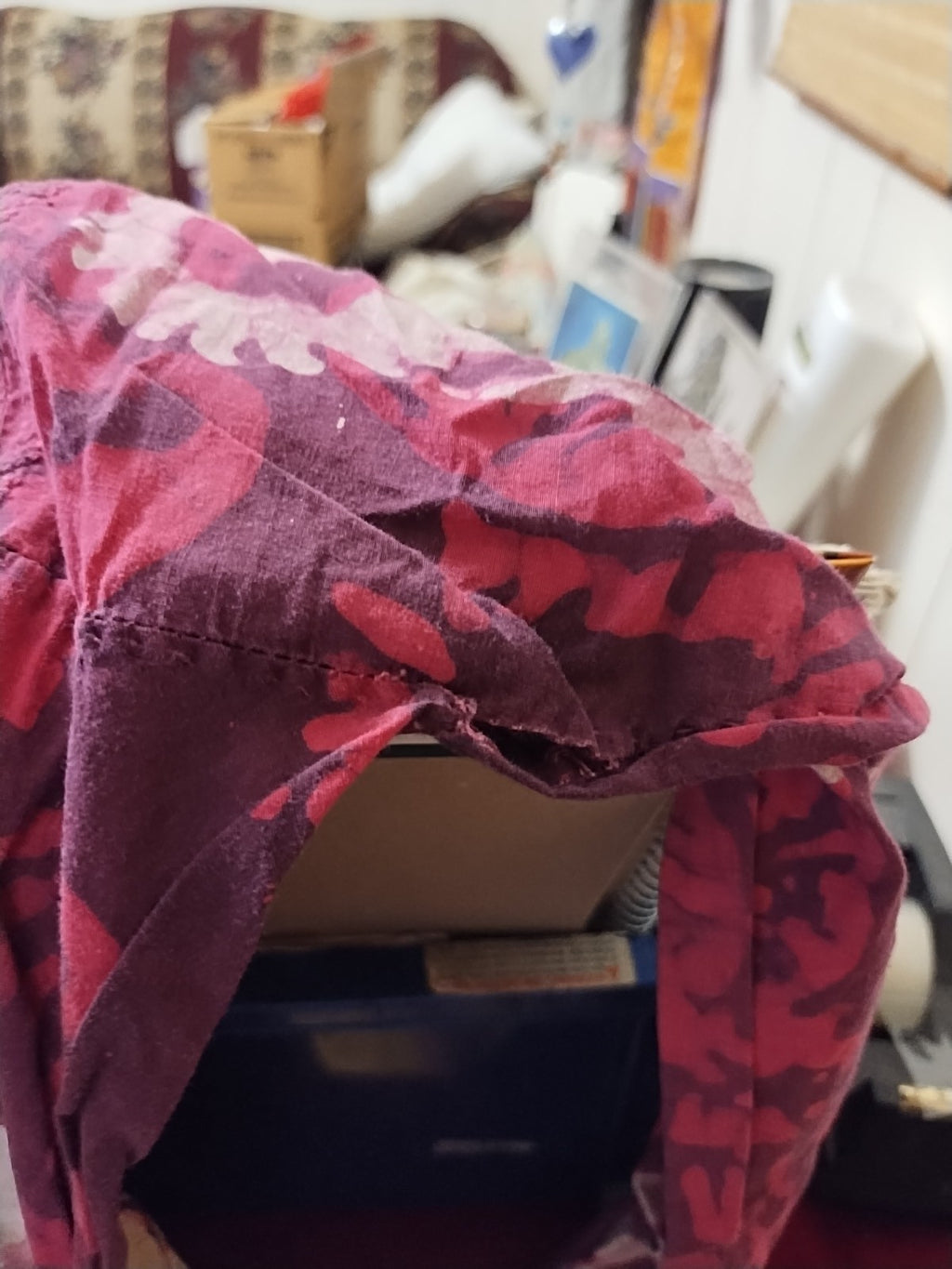 Batik Cotton Collarless Shirt