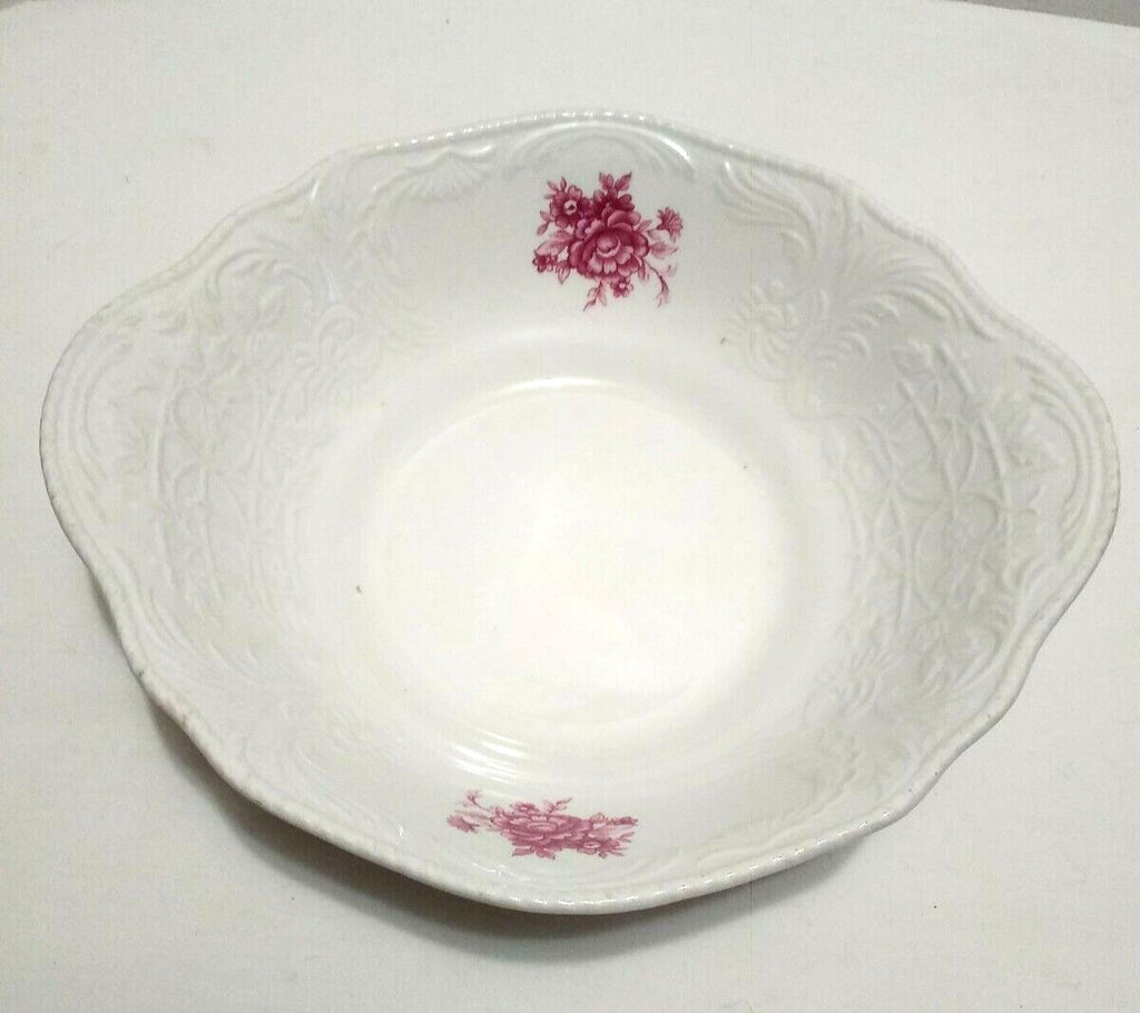 Laveno Large Embossed Oval Serving Bowl Italy