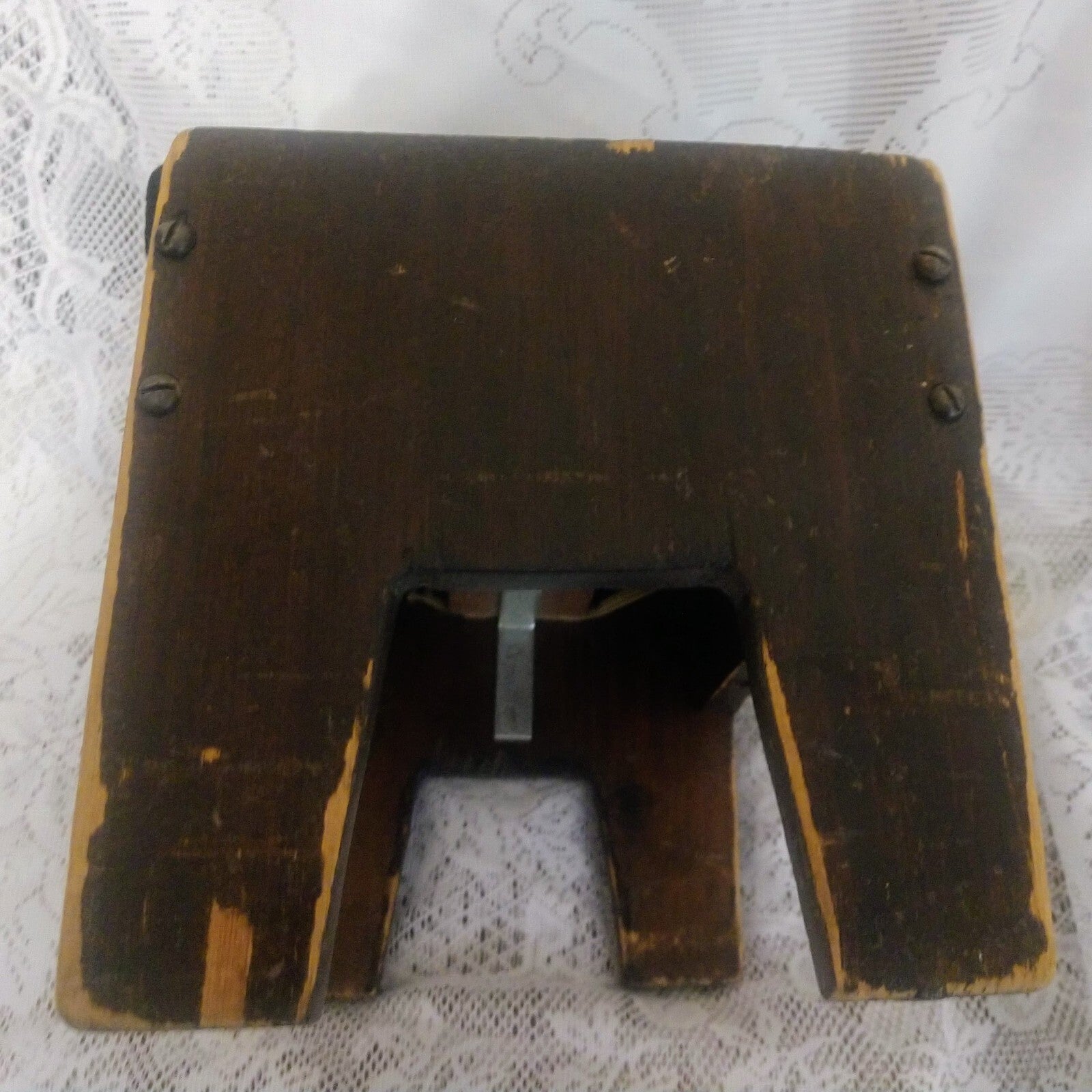 Antique 19th Century French Tapestry Footstool