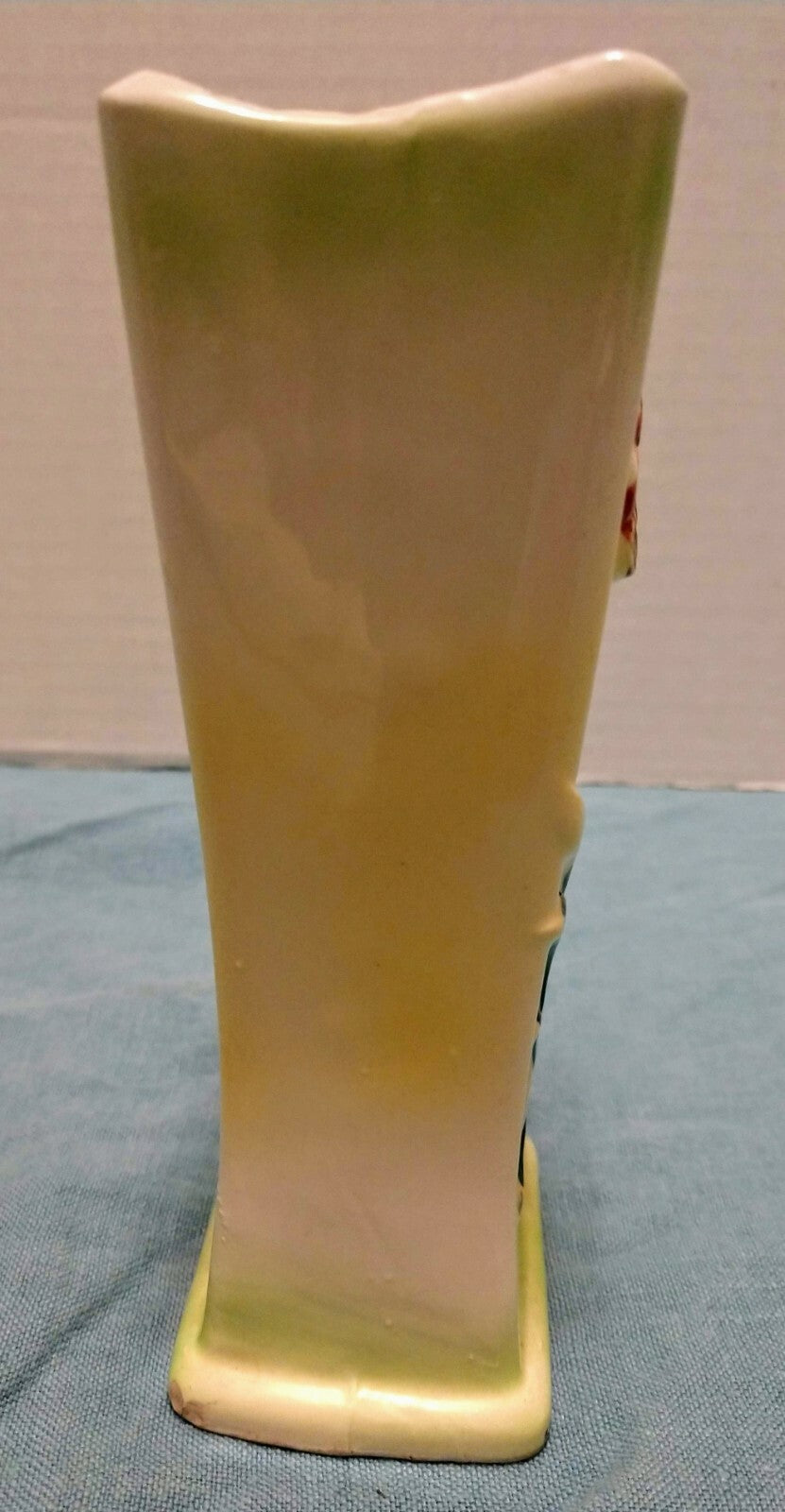 Vintage Ceramic Vase with Flowers Made In Japan