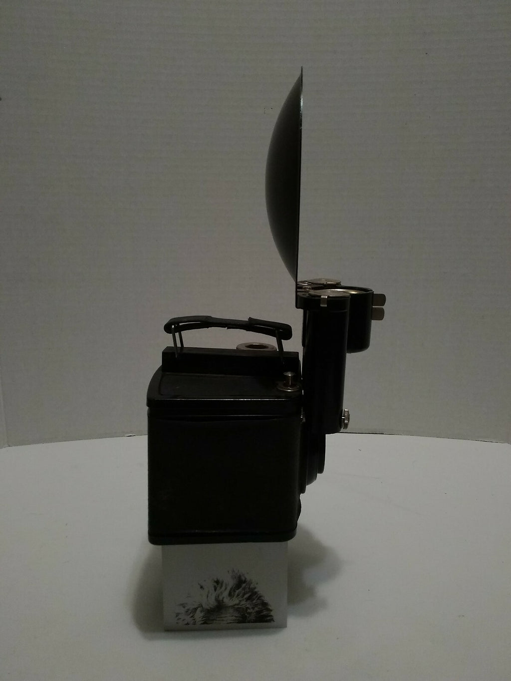 Vintage 1950's Kodak Flash Brownie Six-20 Box Camera & Flash Holder Unit