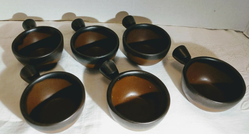 Vintage Japanese Ceramic Miso Soup Saki Set