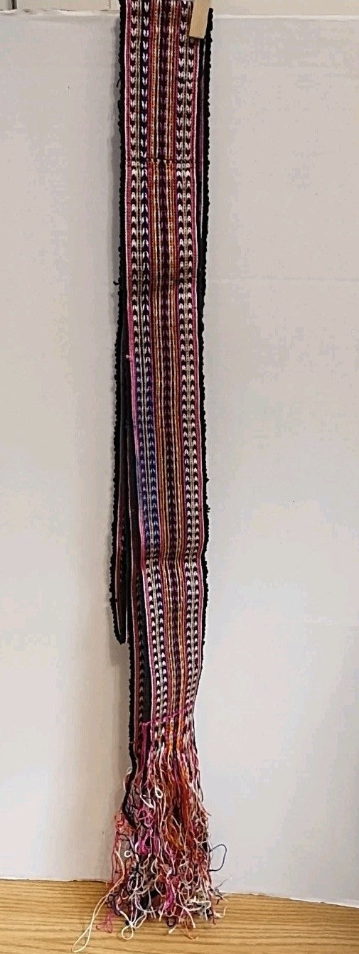 Oaxaca Colorful Hand Loomed Mexican Cotton Sash or Belt