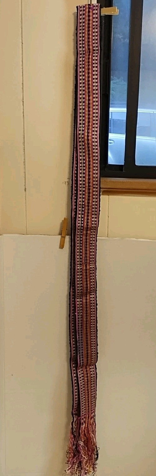 Oaxaca Colorful Hand Loomed Mexican Cotton Sash or Belt