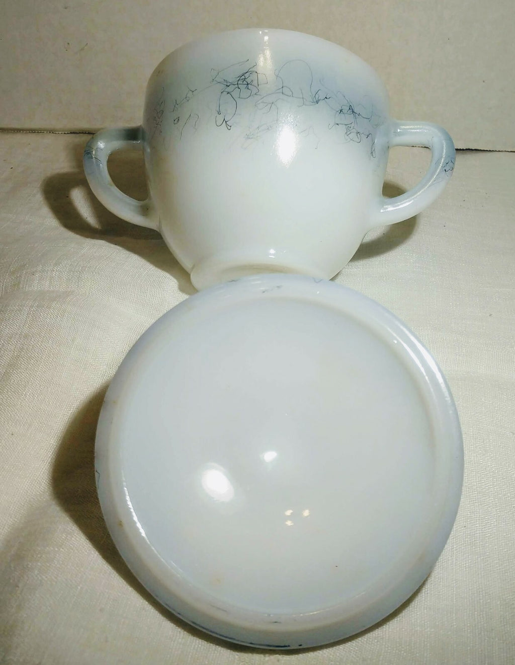 Vintage Bicentennial Sugar And Creamer