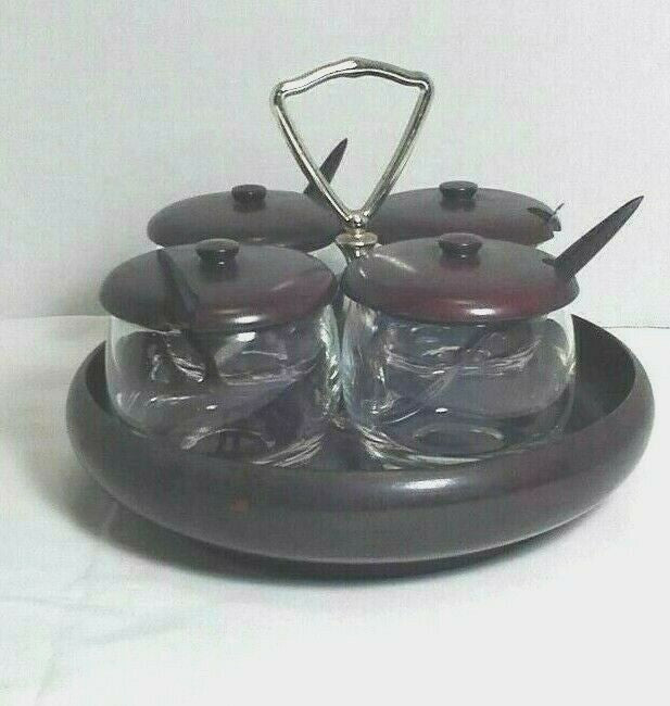 Vintage Mid Century Condiment Holder