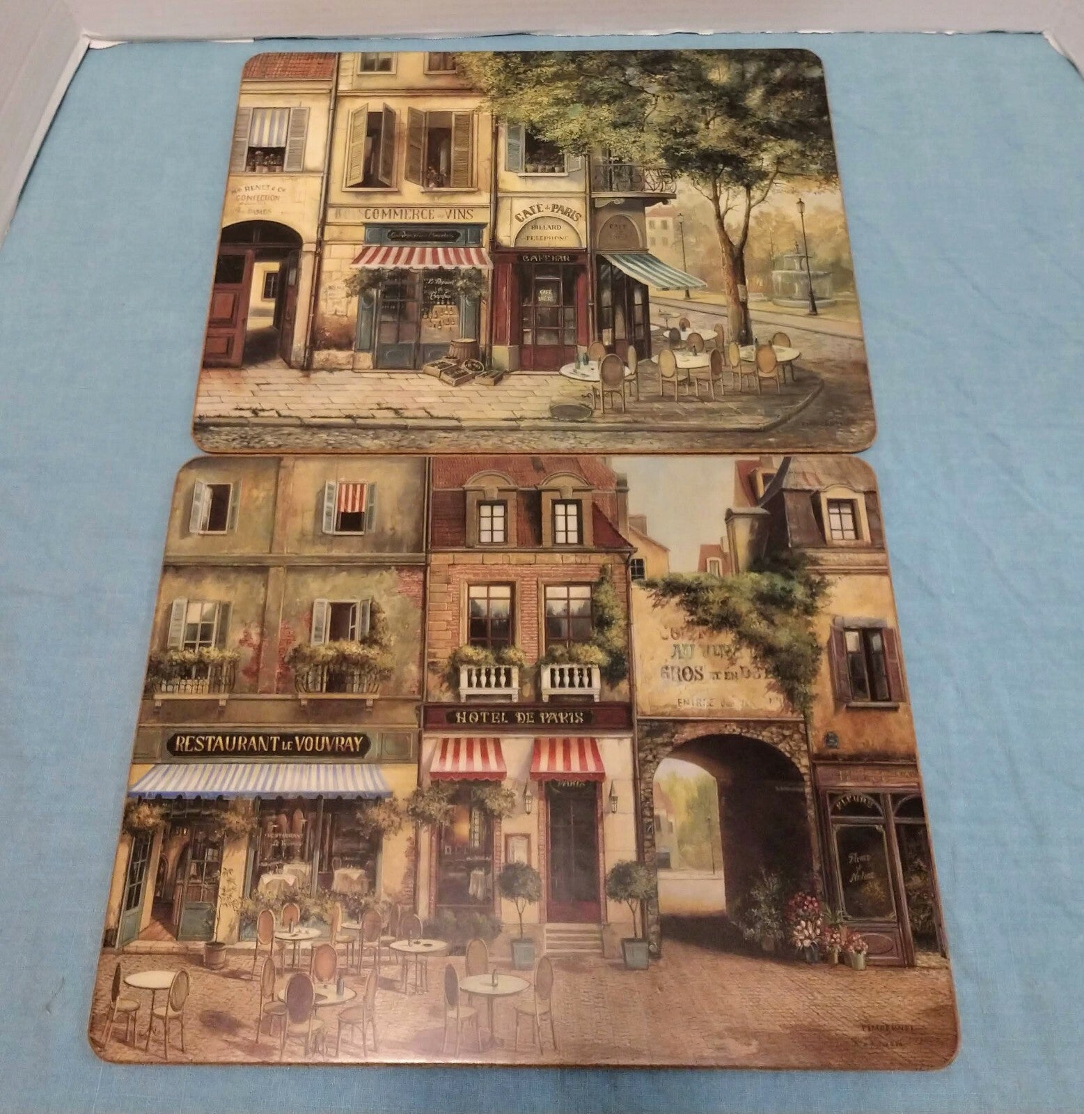 Pimpernel Parisian Scenes Collection Tray, Placemats & Coaster Set
