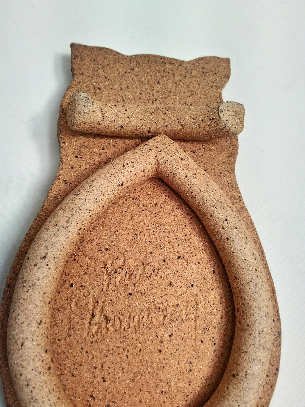 Handmade Ceramic Pig Soap Dish or Spoon Holder by Pat Thomson