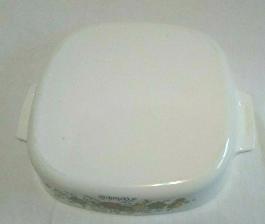 Corning Ware Spice of Life 1 qt. Square Casserole A-8-B L'Echalote With Lid