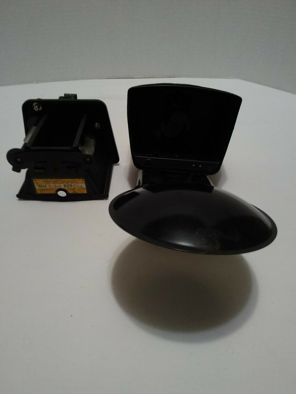 Vintage 1950's Kodak Flash Brownie Six-20 Box Camera & Flash Holder Unit