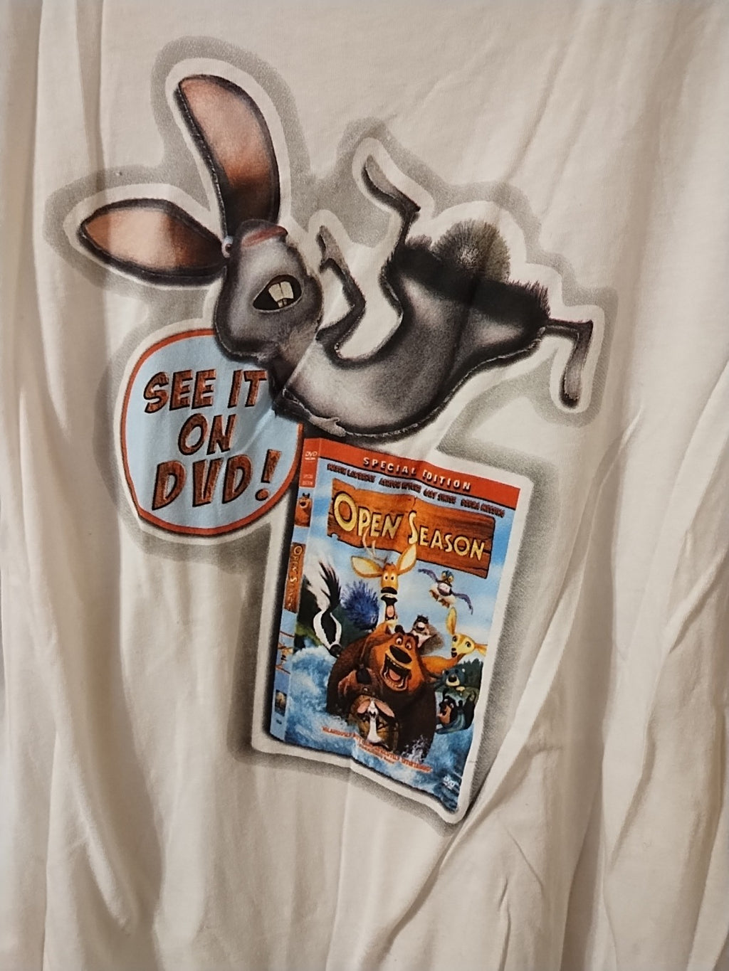 Vintage Open Season Movie Promo T Shirt Rare XL
