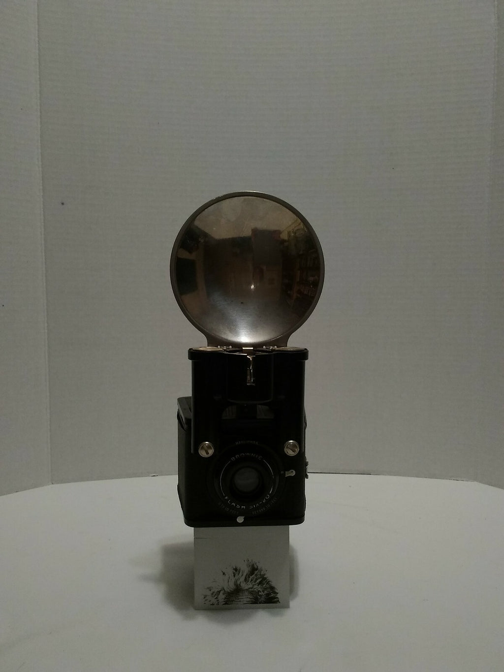 Vintage 1950's Kodak Flash Brownie Six-20 Box Camera & Flash Holder Unit