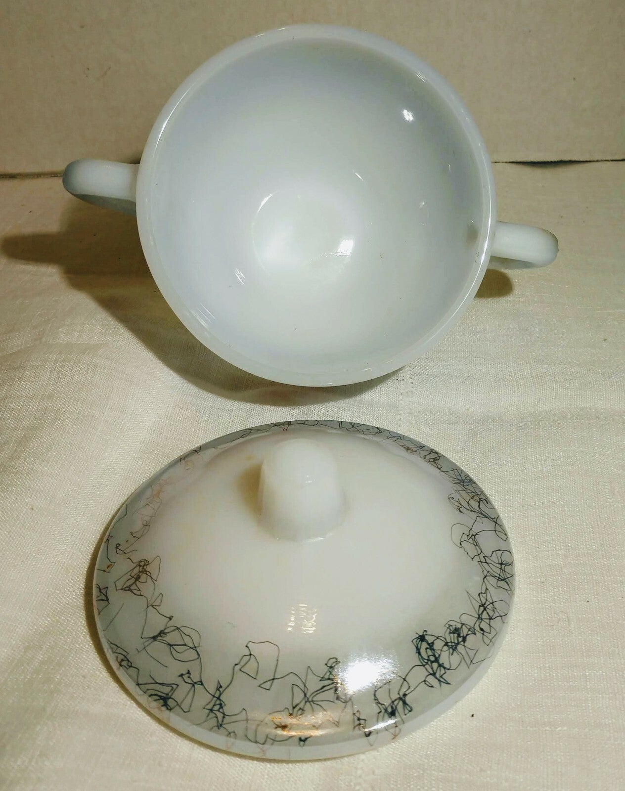 Vintage Bicentennial Sugar And Creamer