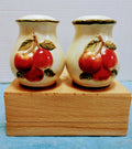 Vintage Porcelain Ceramic  Salt & Pepper Shakers with Cherries