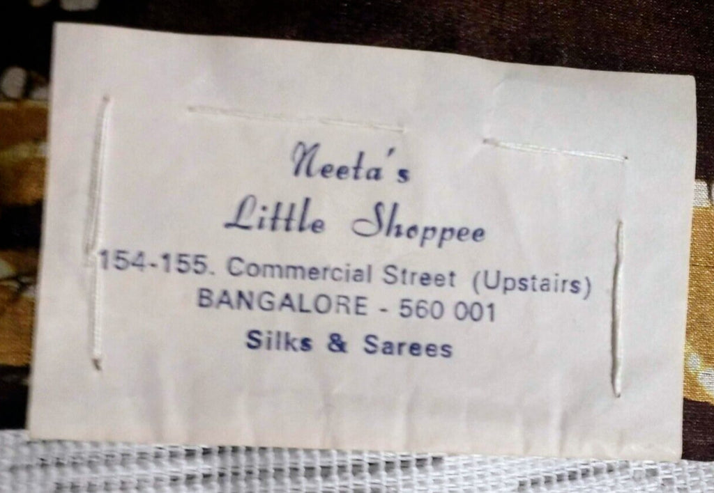 Vintage Pure Silk Scarf Batik