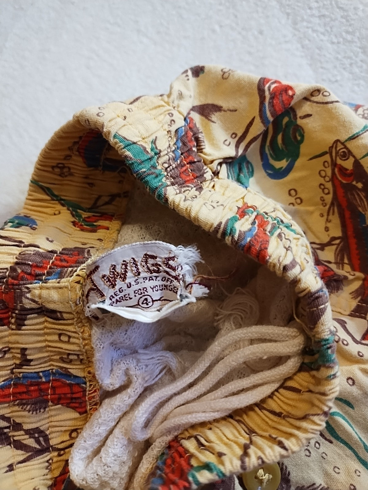 Vintage Twigs Boys Bathing Suit