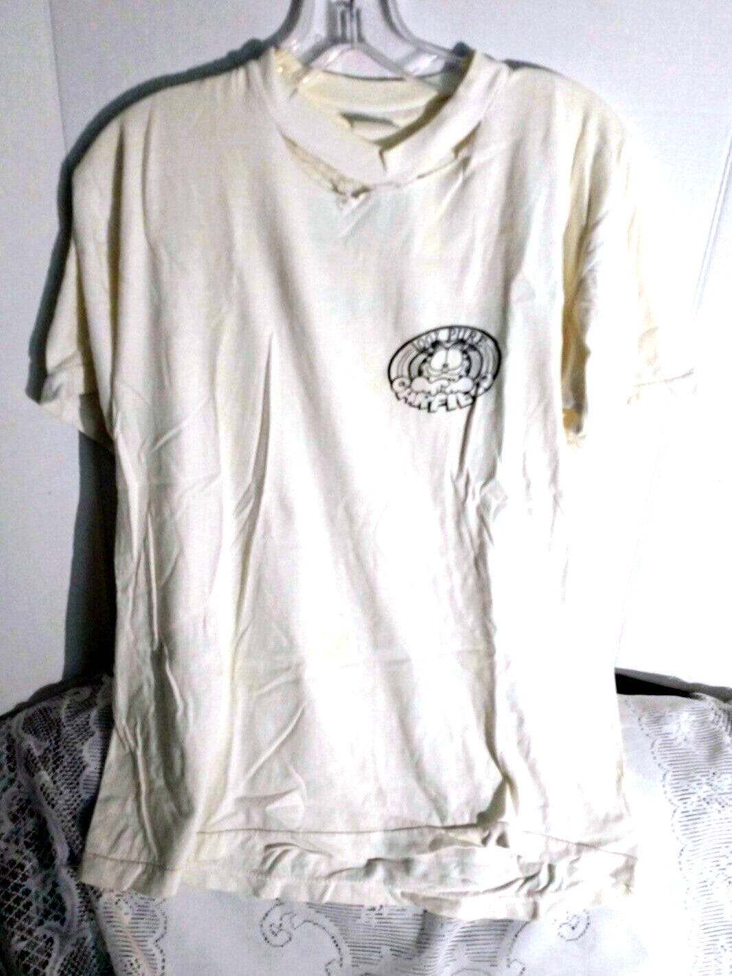 Vintage 1978 Garfield 100% Pure T shirt Size L Jim Davis