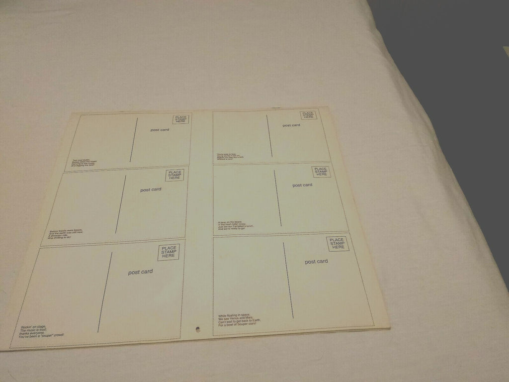 Vintage Space Rocket Campbell Kid Wall Calendar