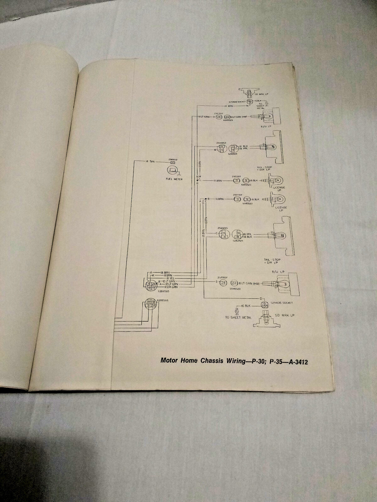 1975 Chevrolet Truck Wiring Diagrams Supplement ST 352-75