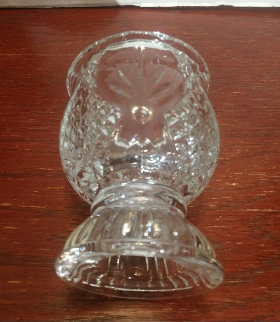 Vintage Avon Clear Glass Pineapple Tea Light Candle Votive by Fostoria