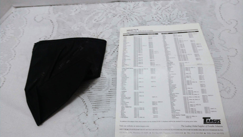 Vintage Targus World Pack Adapters and Chargers