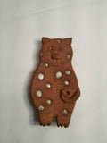 Handmade Ceramic Pig Soap Dish or Spoon Holder by Pat Thomson
