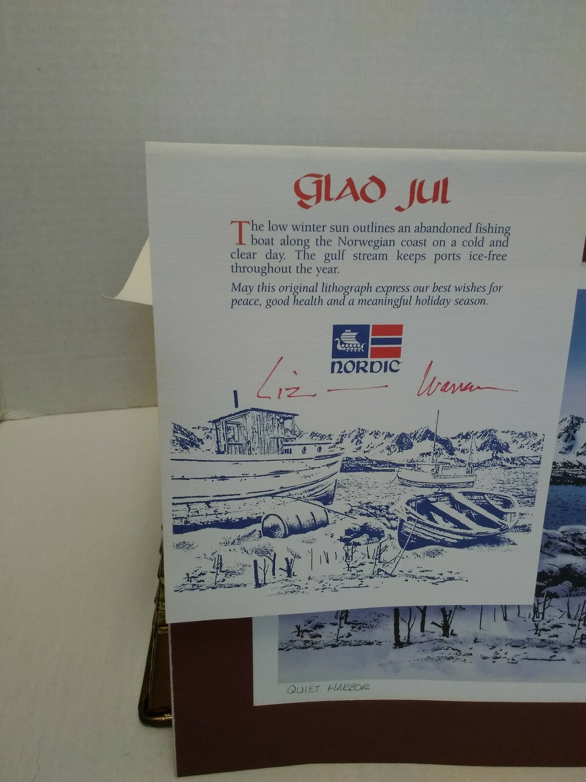 Quiet Harbor Lithograph Don Dalen