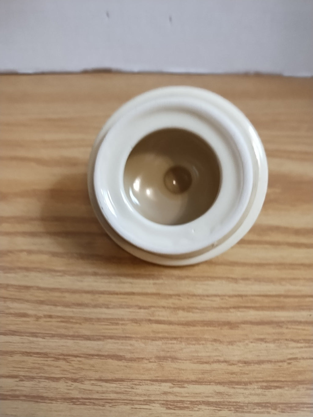 Small Pottery Crock With Lid