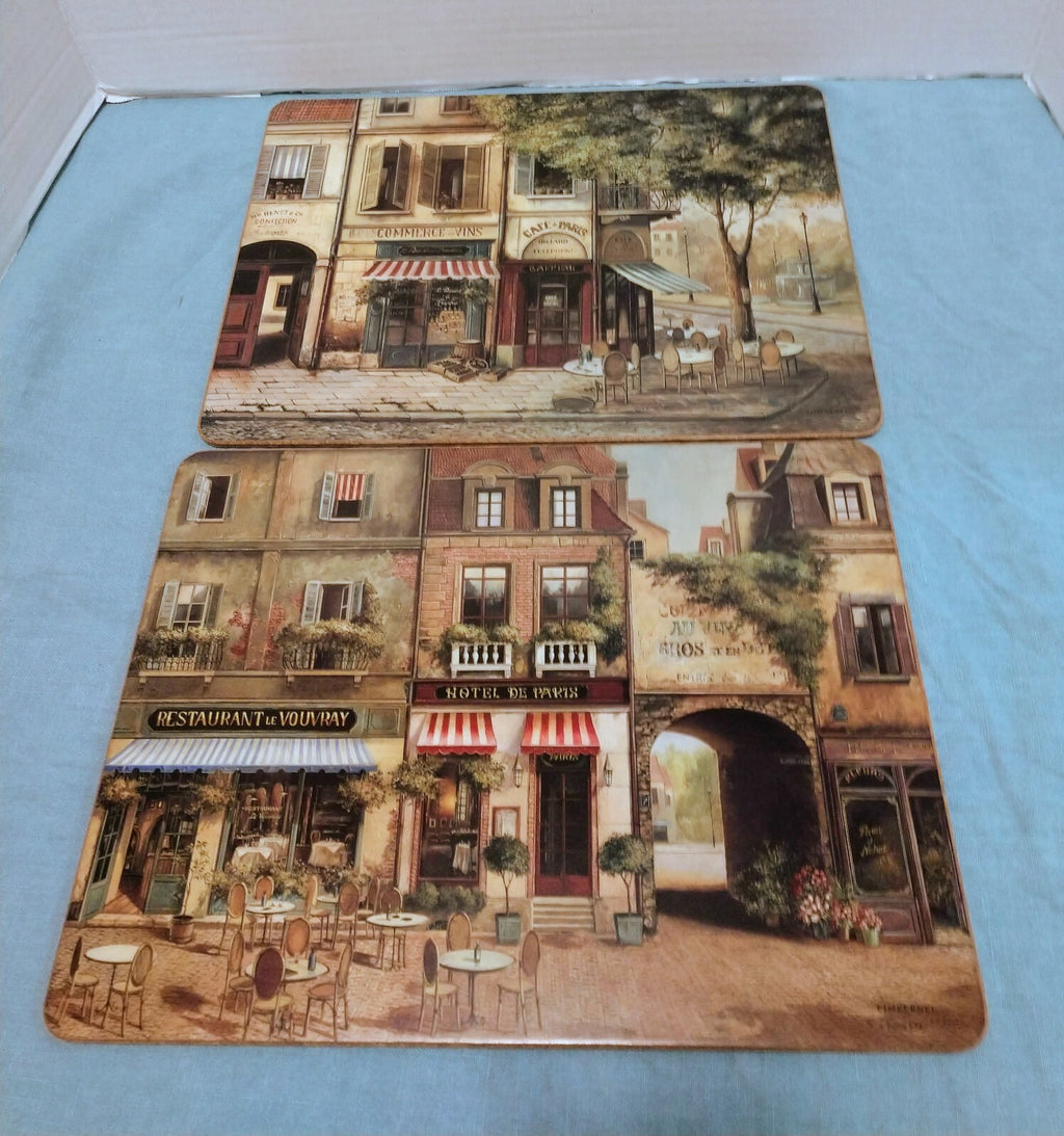 Pimpernel Parisian Scenes Collection Tray, Placemats & Coaster Set