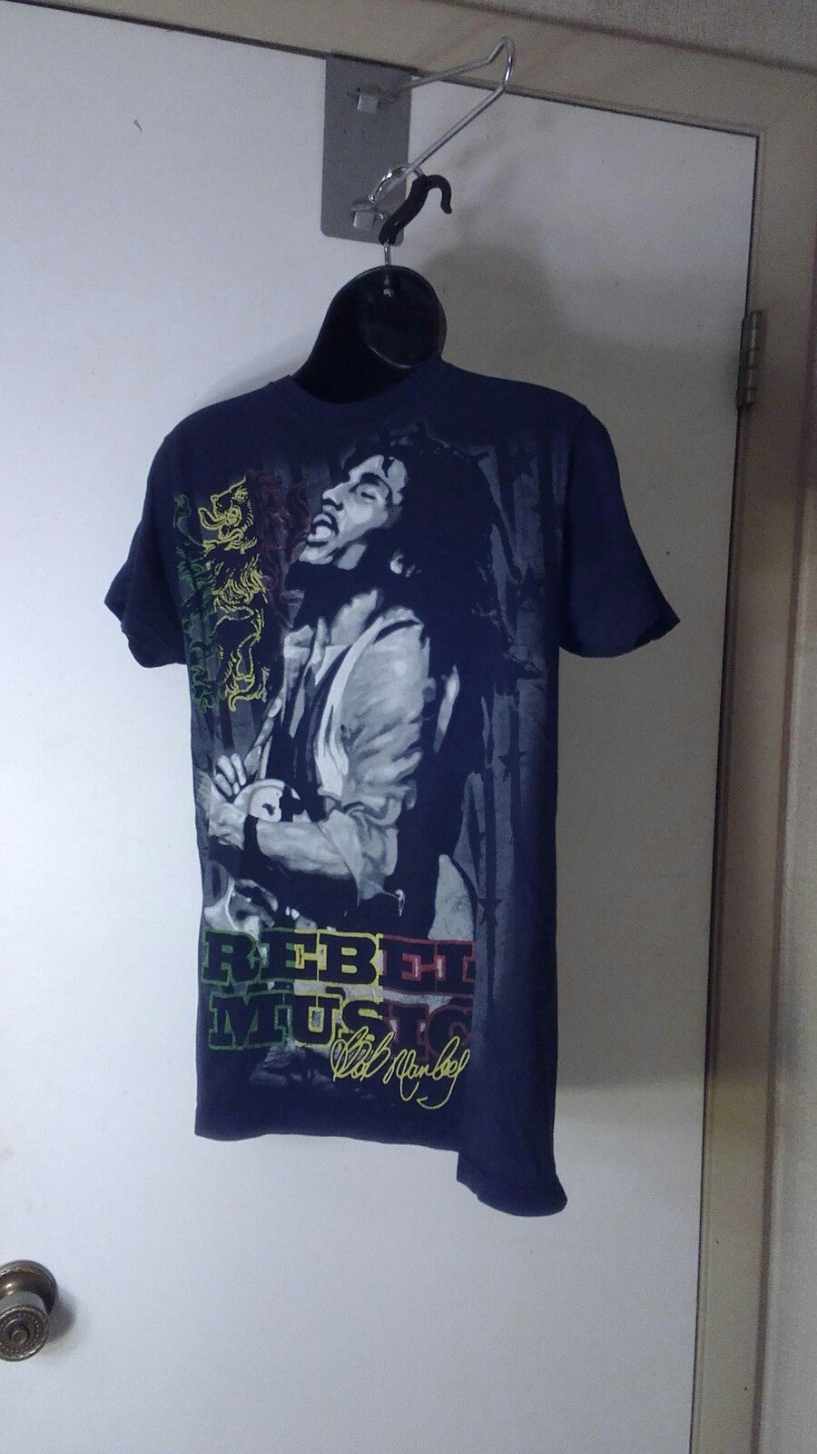 Bob Marley T-Shirt Rebel Music Zion Rootswear Size S