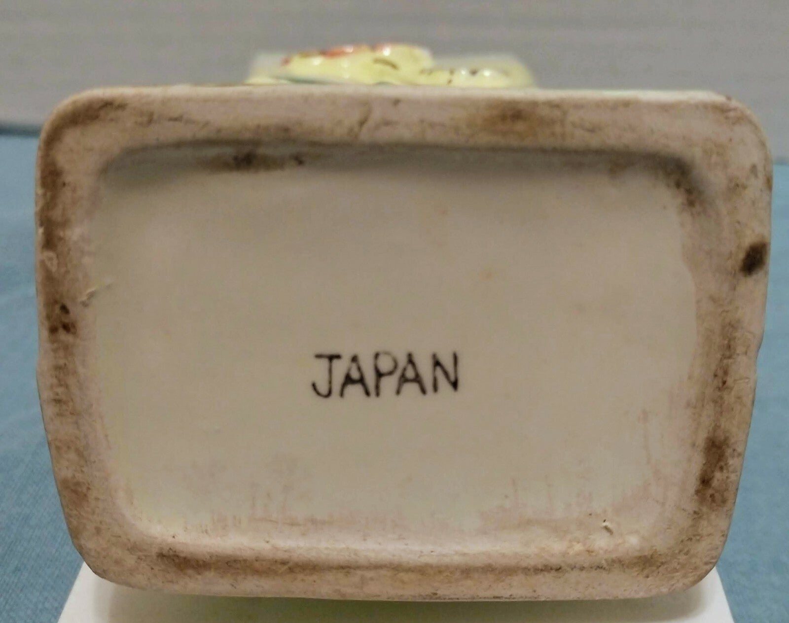 Vintage Ceramic Vase with Flowers Made In Japan