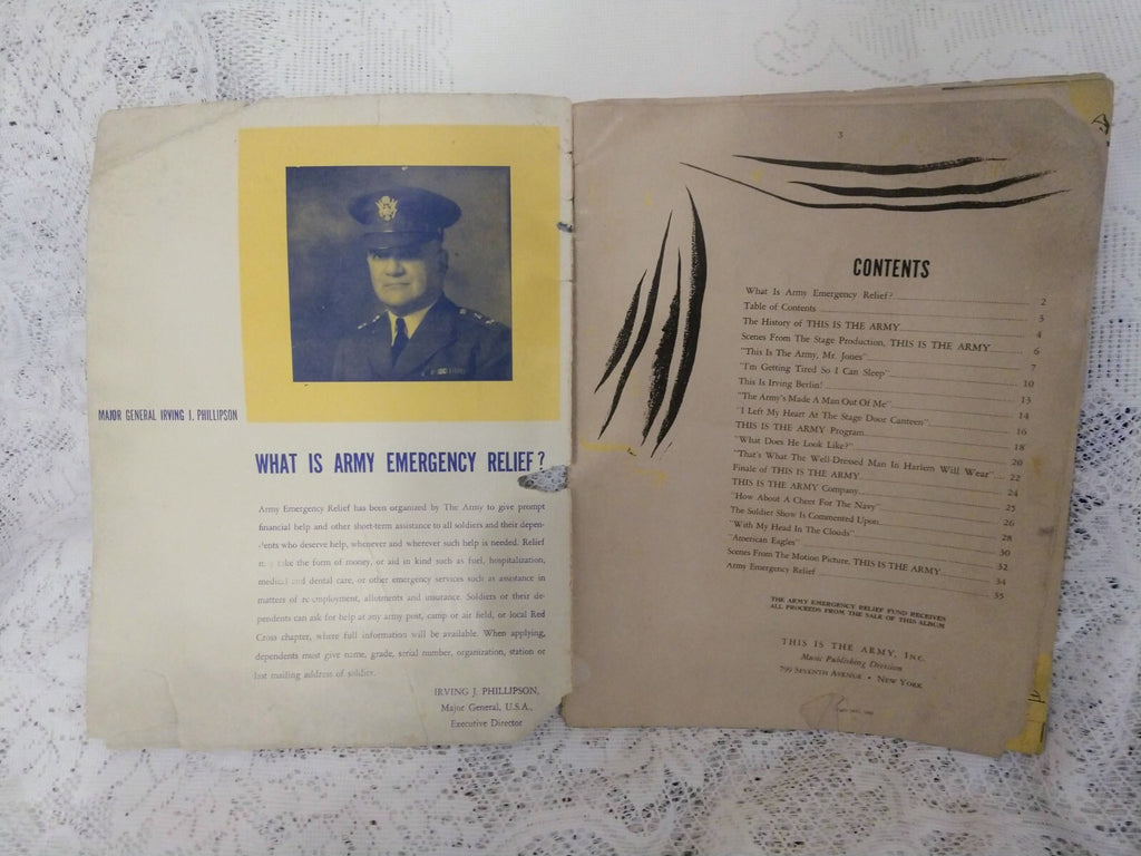 This Is The ARMY Irving Berlin Souvenir Album 1942/1943 Sheet Music Book