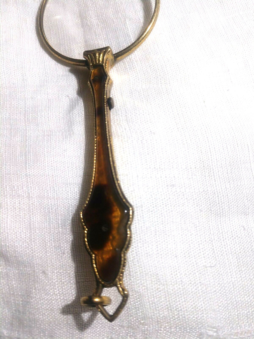Antique Lorgnette Magnifying Opera Glasses Gold Plated