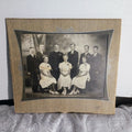 1940's Old Black and White Photograph Nelson Studio Wheaton Mn Ministers Family