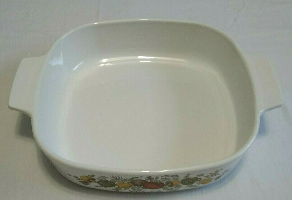 Corning Ware Spice of Life 1 qt. Square Casserole A-8-B L'Echalote With Lid