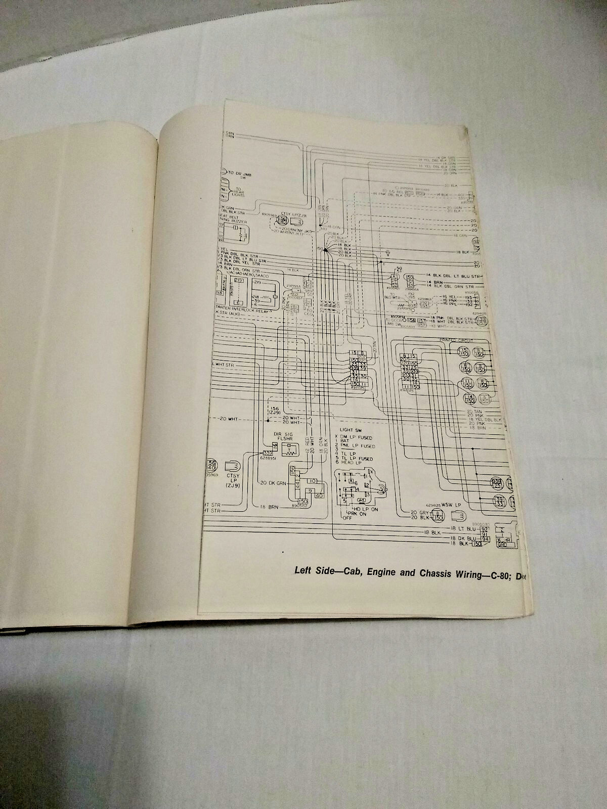 1975 Chevrolet Truck Wiring Diagrams Supplement ST 352-75