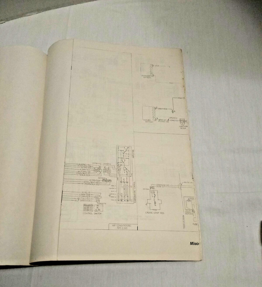 1975 Chevrolet Truck Wiring Diagrams Supplement ST 352-75