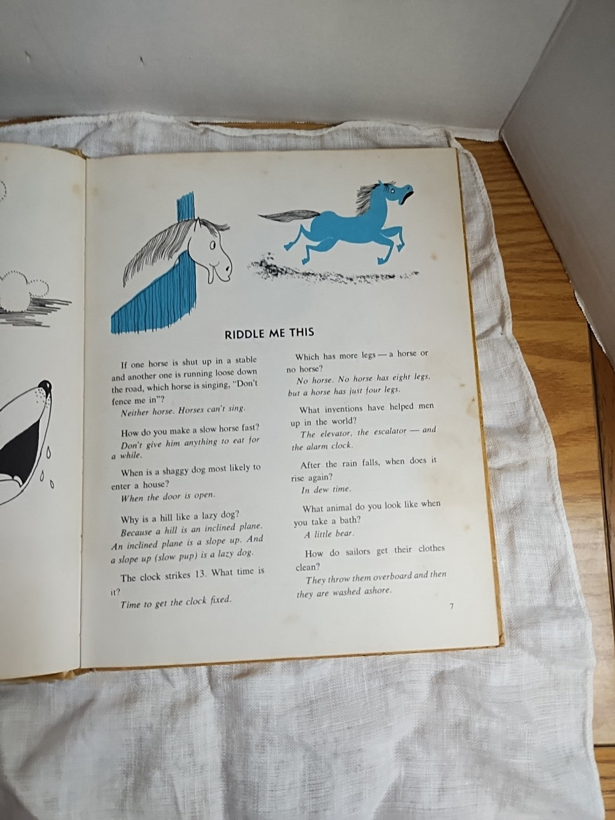 Jokes Riddles Funny Stories 1959 Grosset & Dunlap Book