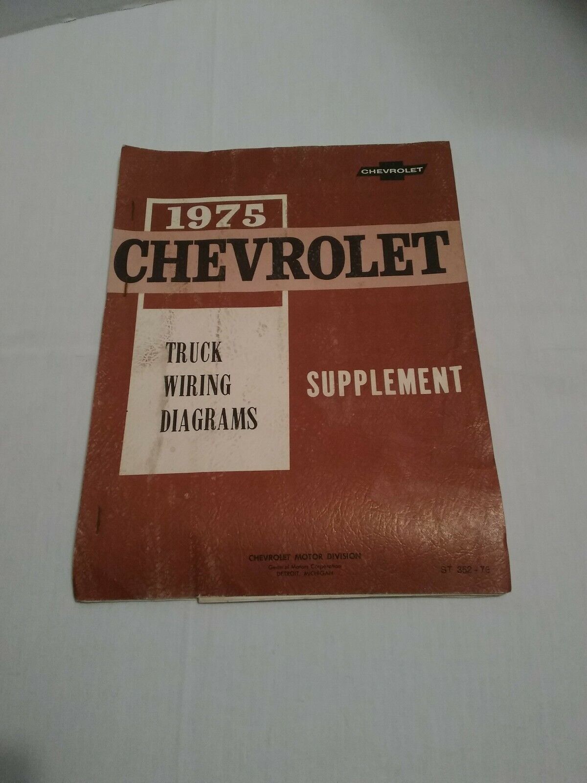 1975 Chevrolet Truck Wiring Diagrams Supplement ST 352-75