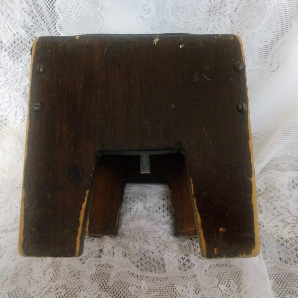 Antique 19th Century French Tapestry Footstool