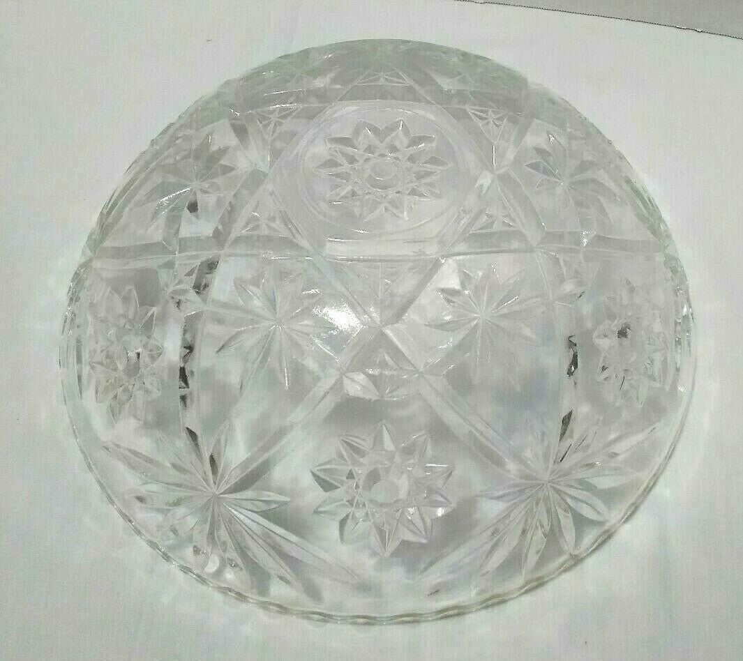 Vintage Anchor Hocking Pressed Glass Early American Dish Set