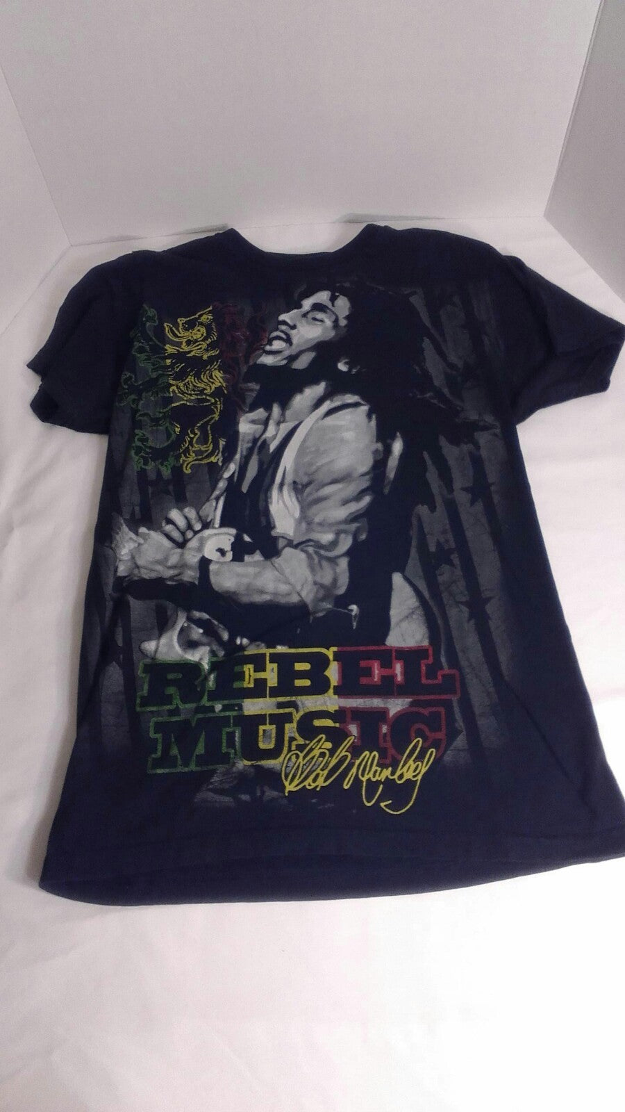 Bob Marley T-Shirt Rebel Music Zion Rootswear Size S