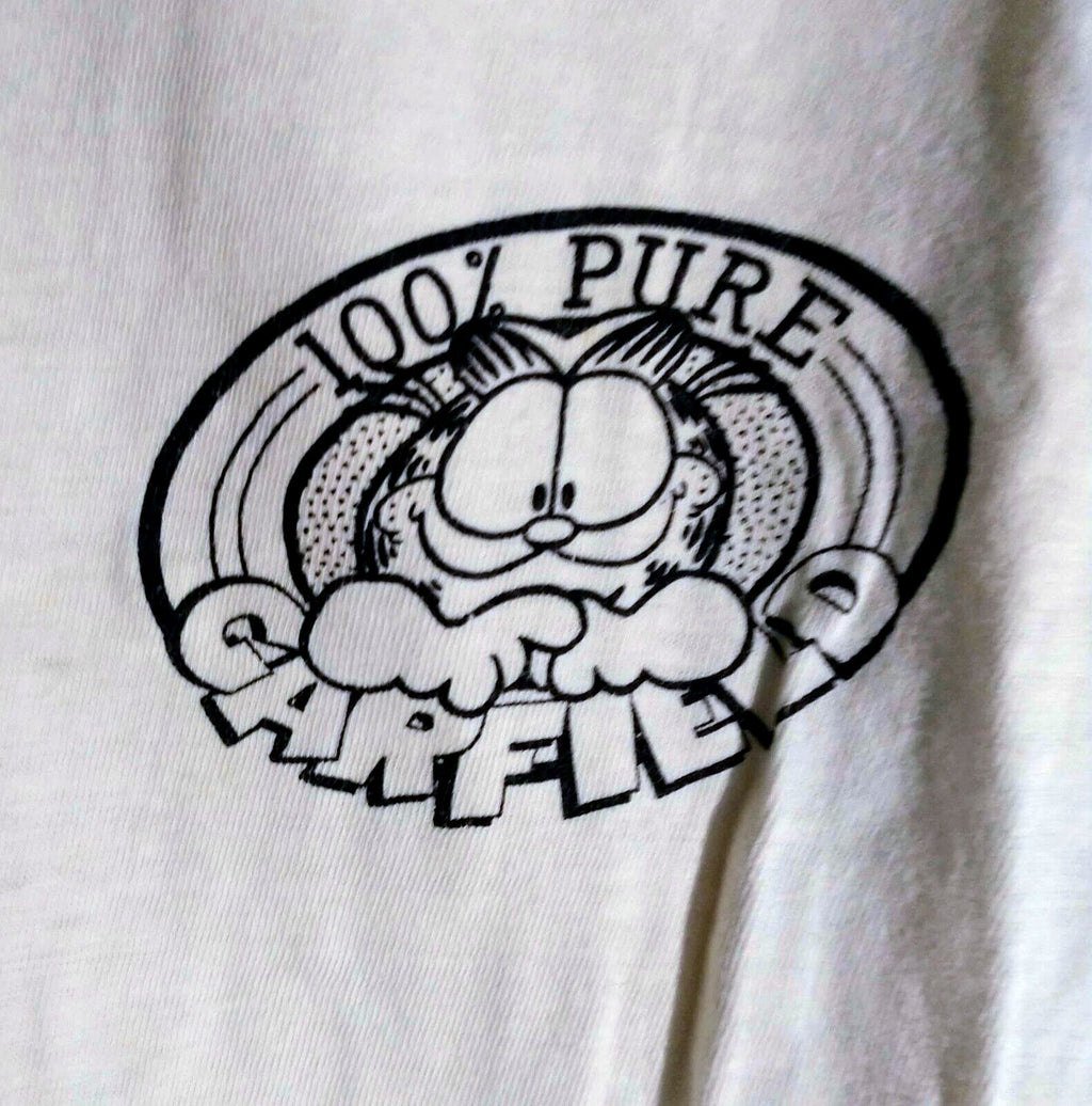 Vintage 1978 Garfield 100% Pure T shirt Size L Jim Davis